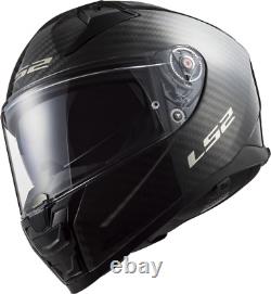 Ls2 Ff811 Vector II Carbon Fibre Ece22.06 Dual Visor Full Face Motorbike Helmet