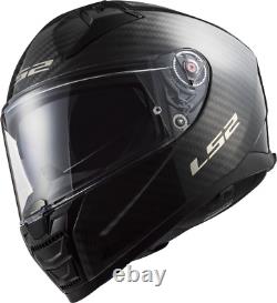 Ls2 Ff811 Vector II Carbon Fibre Ece22.06 Dual Visor Full Face Motorbike Helmet