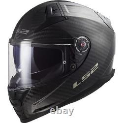 Ls2 Ff811 Vector II Carbon Fibre Ece22.06 Dual Visor Full Face Motorbike Helmet