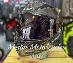 Ls2 Ff811 Vector II Carbon Motorcycle Full Face Helmet Clear And Tinted Visor