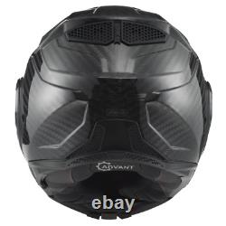 Ls2 Ff901 Advant X Carbon Fiber Modular Flip Front Full Face Motorcycle Helmet