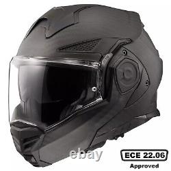 Ls2 Ff901 Advant X Carbon Fibre Modular Flip Front Full Face Motorcycle Helmet