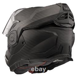 Ls2 Ff901 Advant X Carbon Fibre Modular Flip Front Full Face Motorcycle Helmet