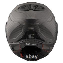 Ls2 Ff901 Advant X Carbon Fibre Modular Flip Front Full Face Motorcycle Helmet