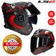 Ls2 Ff901 Advant X Carbon Fibre Modular Flip Front Motorcycle Helmet Future Red