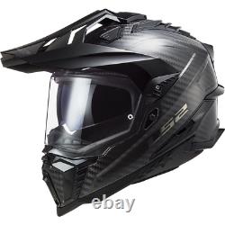 Ls2 Mx701 Explorer Carbon Full Face Motorbike Dual Sport Enduro Adventure Helmet