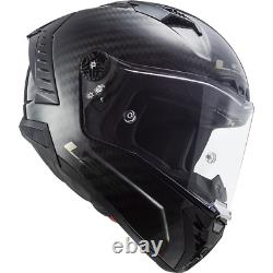 Ls2 Thunder Ff805 Carbon Fibre Acu Gold Full Face Motorcycle Crash Helmet Fim