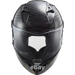 Ls2 Thunder Ff805 Carbon Fibre Acu Gold Full Face Motorcycle Crash Helmet Fim
