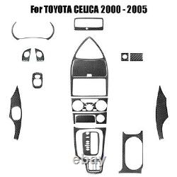 Luxurious Carbon Fiber Full Interior Kit for Toyota Celica 2000 2005 18Pcs