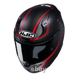 M 58 Hjc Rpha11 Jarban Black Motorcycle Crash Helmet + Free Tinted Race Visor