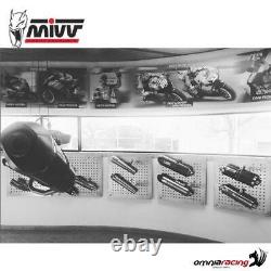 MIVV MK3 full exhaust system in carbon fiber racing for Yamaha R7 2022