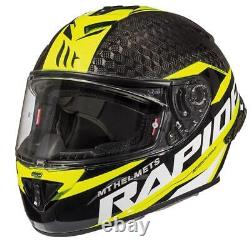 MT Rapide Pro Carbon Full Face Helmet Full Carbon Yellow
