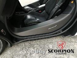 Mclaren 720S 2017-2020 Matte Carbon Fiber Full Length Inner Door Sills