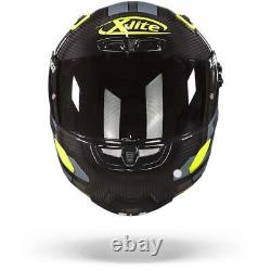 Motorcycle Race Helmet X-Lite X803 RS Ultra Carbon Skywarp Ltd Edition Yellow