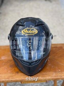 Motorcycle helmet full face carbon fiber light weight
