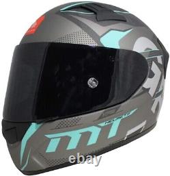 Mt Kre Gabri Full Face Carbon Motorcycle Helmet Black Blue