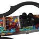 (Multi Colored)Full Size Electric Violin With Carbon Fiber Body Stylish