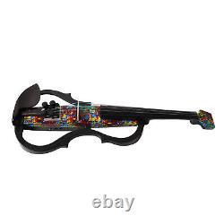 (Multi Colored)Full Size Electric Violin With Carbon Fiber Body Stylish