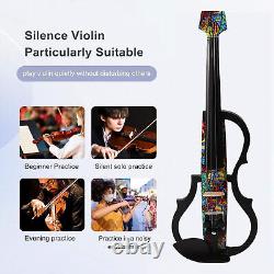 (Multi Colored)Full Size Electric Violin With Carbon Fiber Body Stylish