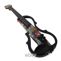 (Multi Colored)Full Size Electric Violin With Carbon Fiber Body Stylish