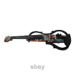 (Multi Colored)Full Size Electric Violin With Carbon Fiber Body Stylish