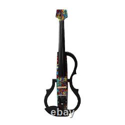 (Multi Colored)Full Size Electric Violin With Carbon Fiber Body Stylish