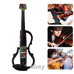 (Multi Colored)Full Size Electric Violin With Carbon Fiber Body Stylish