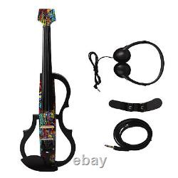 (Multi Colored)Full Size Electric Violin With Carbon Fiber Body Stylish