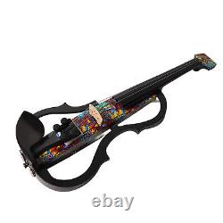 (Multi Colored)Full Size Electric Violin With Carbon Fiber Body Stylish