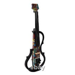 (Multi Colored)Full Size Electric Violin With Carbon Fiber Body Stylish