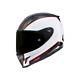 NEXX X. R2 Carbon Black / White / Red Full Face Motorcycle Helmet S and L