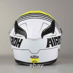 New Airoh Gp500 Full Face Carbon Fibre Motorcycle Sportsbike Helmet Black Gloss