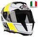 New Airoh Gp500 Full Face Carbon Fibre Motorcycle Sportsbike Helmet Yellow Gloss