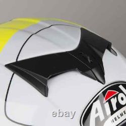 New Airoh Gp500 Full Face Carbon Fibre Motorcycle Sportsbike Helmet Yellow Matt