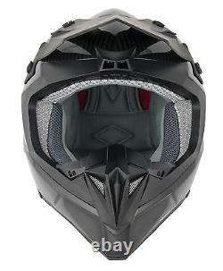 New Stealth Hd210 Full Carbon Fibre Motocross MX Off Road Enduro Helmet