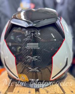 Nexx X. R2 Carbon Full Face Motorcycle Motorbike Sports Helmet Black / White