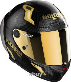 Nolan X-804 RS Ultra Carbon Gold Edition Sports Race Motorbike Helmet (X-Lite)