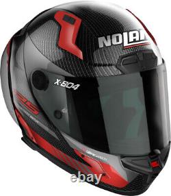 Nolan X-804 RS Ultra Carbon Hotlap Red Sports Race Motorbike Helmet (X-Lite)