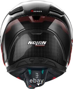 Nolan X-804 RS Ultra Carbon Hotlap Red Sports Race Motorbike Helmet (X-Lite)