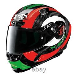 Nolan X-Lite X-803RS Ultra Carbon Hattrick 073 Motorcycle Helmet Small
