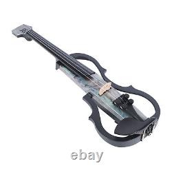 Professional Silent Electric Violin Carbon Fiber And ABS 4/4 Full Size Elect GFL