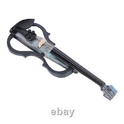 Professional Silent Electric Violin Carbon Fiber And ABS 4/4 Full Size Elect GFL