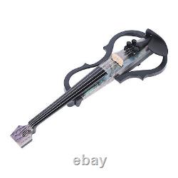 Professional Silent Electric Violin Carbon Fiber And ABS 4/4 Full Size Elect GFL