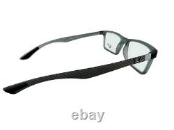 Ray Ban NEW Carbon Fiber Demi Gloss Grey Frames Mens 53-17-145 Eyeglasses RX8901