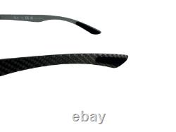 Ray Ban NEW Carbon Fiber Demi Gloss Grey Frames Mens 53-17-145 Eyeglasses RX8901