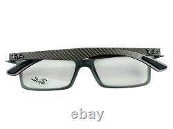 Ray Ban NEW Carbon Fiber Demi Gloss Grey Frames Mens 53-17-145 Eyeglasses RX8901