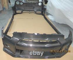 Real Carbon fiber bumper full body kit fit for Nissan 08-15 GT-R GTR R35 Nismo