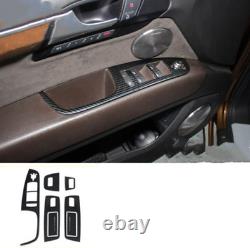 Real Soft Carbon Fiber Car Full Interior Kit Sticker Cover For Audi Q7 2008-2015