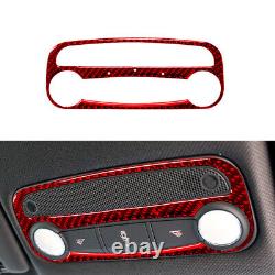 Red Carbon Fiber Interior Full Kit Set Sticker For Audi TT 2008-2012