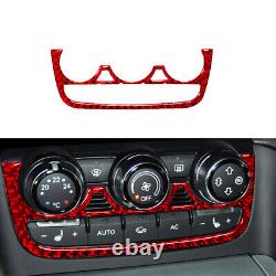 Red Carbon Fiber Interior Full Kit Set Sticker For Audi TT 2008-2012